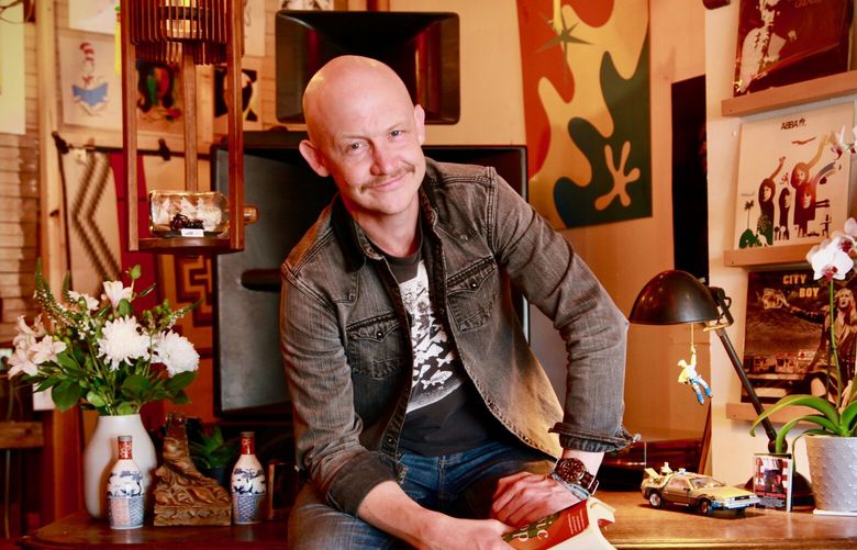 Isaac Slade, former frontman of The Fray, opened Sidestack Records on Vashon Island in January. (Photo by Holley Zoz Meyer)