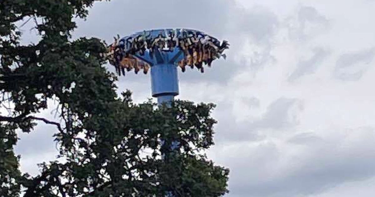 Crews rescue 28 people trapped upside down high on Oregon amusement park ...