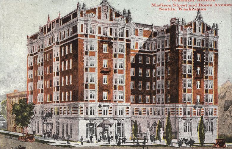 A postcard of the Perry Hotel. (Courtesy Lawrence Kreisman) 