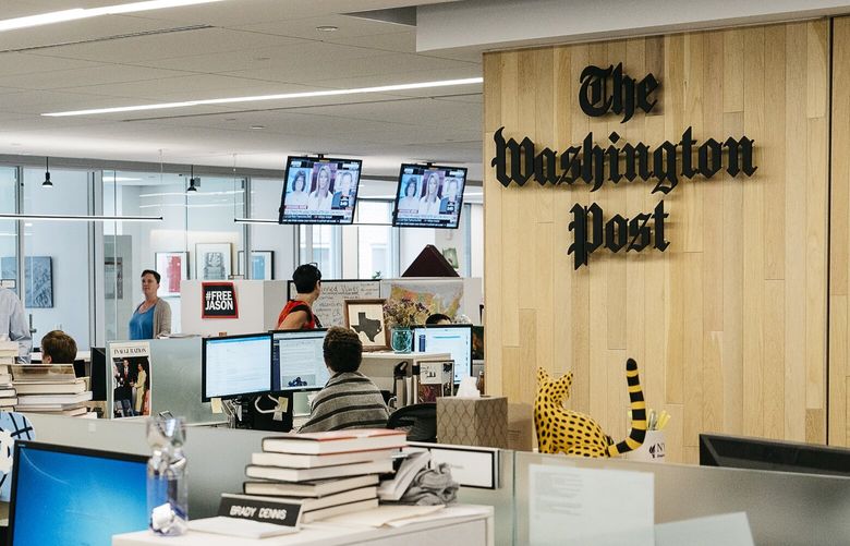 Inside The Washington Post’s newsroom in Washington, May 18, 2017.  (Justin T. Gellerson/The New York Times)
