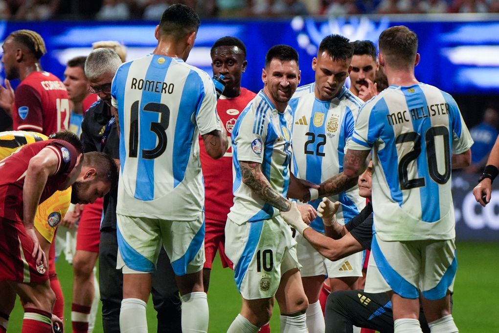 Messi and Argentina overcome Canada and poor surface, start Copa America  title defense with 2-0 win | The Seattle Times