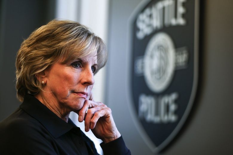 Sue Rahr, interim Seattle police chief, formerly served as King County sheriff and was executive director of the state law-enforcement training academy. (Kevin Clark / The Seattle Times)