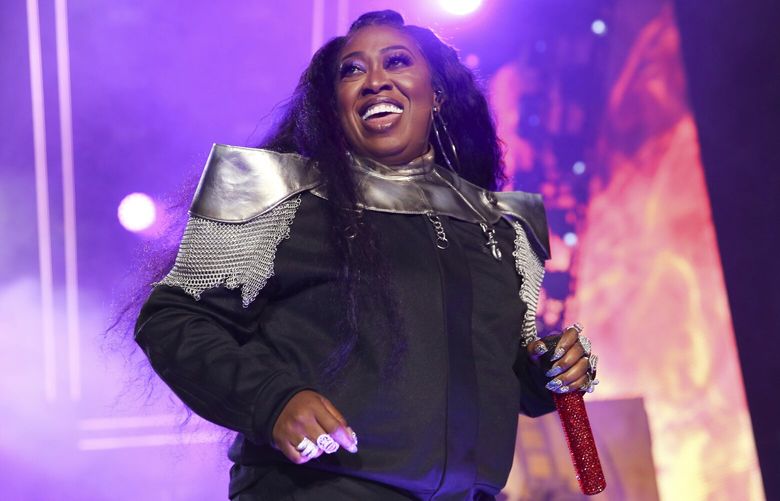 FILE – Missy Elliott performs at the 2019 Essence Festival in New Orleans on July 5, 2019. (Photo by Donald Traill/Invision/AP, File)