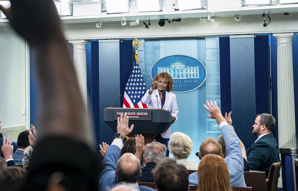White House briefing devolves into shouting over questions about Biden’s health