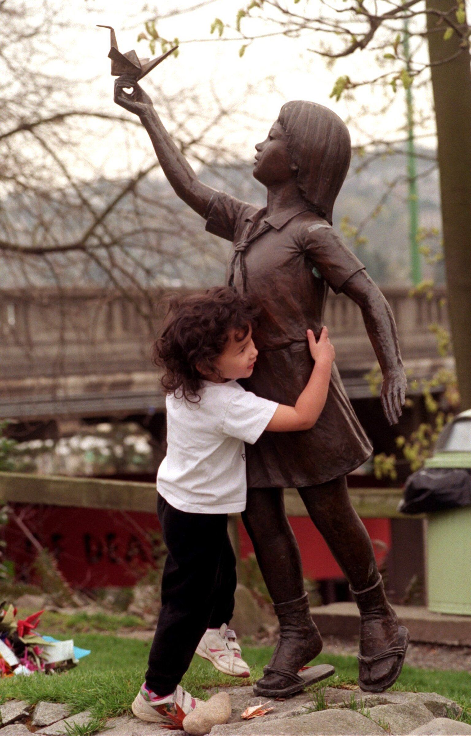 Seattle Peace Park statue of Hiroshima bombing survivor stolen