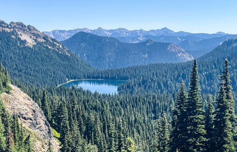 You can sneak over to Dewey Lake from within Mount Rainier National Park, or you can avoid the reservations system this summer by entering off Highway 410.