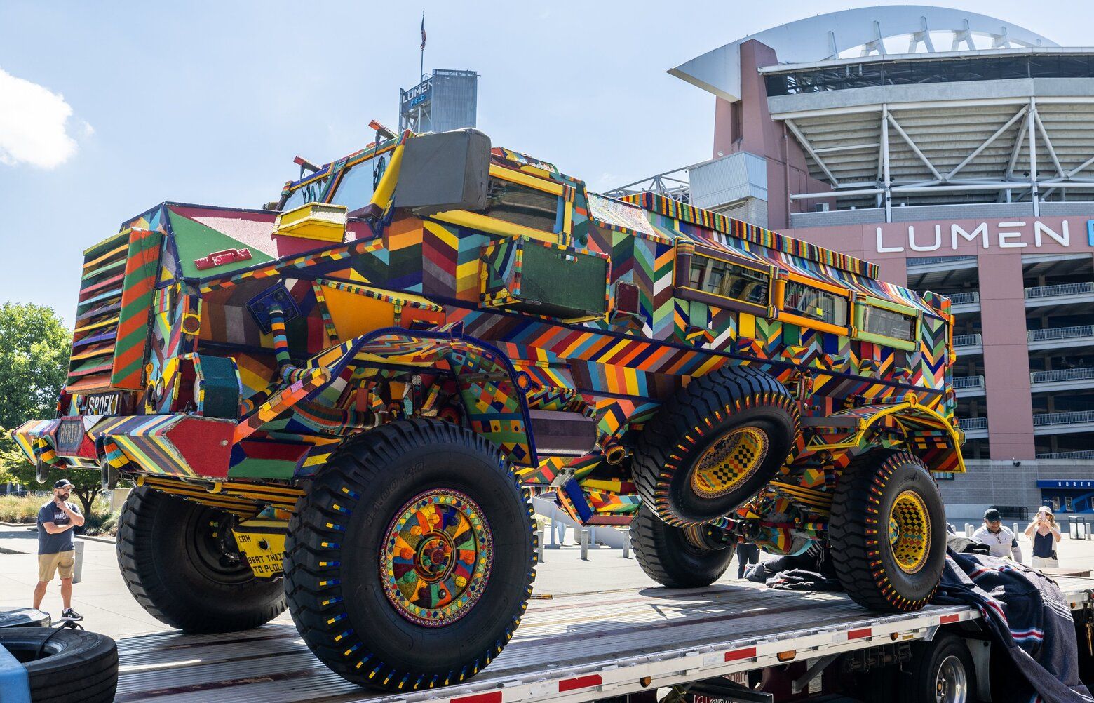 Photos: Seattle Art Fair features reclaimed apartheid-era police
