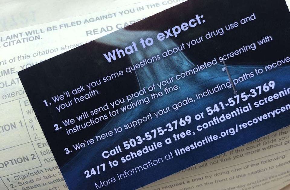 Oregon has paid group K per call to drug treatment hotline