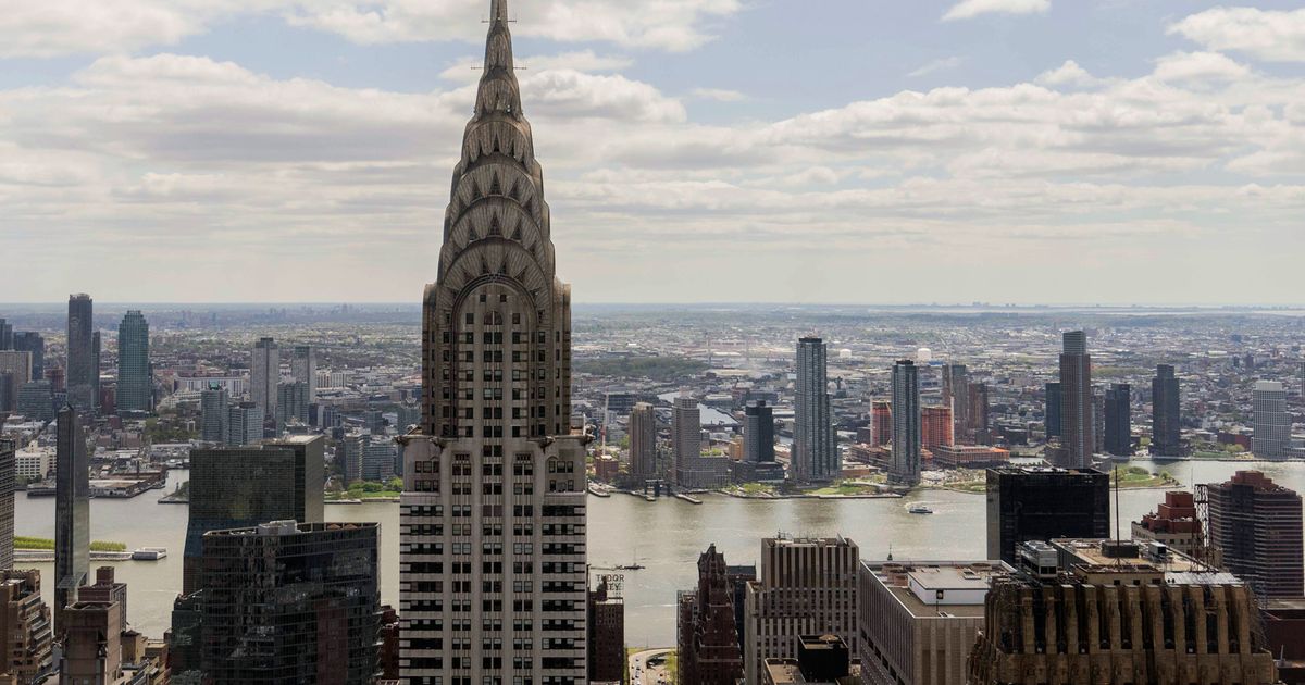 The Chrysler Building, the jewel of the Manhattan skyline, loses its luster