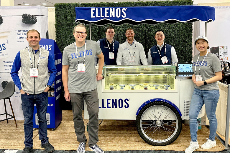 From left: Brad Johnson, Lucas Brooks, Connor Andrade, Luke Good, Donny Lee, Gen Swanson from Ellenos. (Photo courtesy of Ellenos )