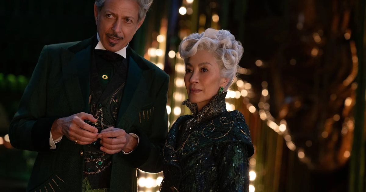 Jeff Goldblum and Michelle Yeoh look cool in ‘Wicked’ still