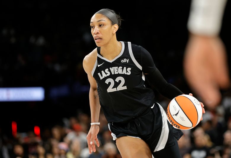 A'ja Wilson drops 28 to become Las Vegas Aces' all-time leading scorer in  victory over Dallas Wings | The Seattle Times