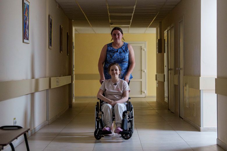 Chaos and horror at a Kyiv hospital as the city is hit with 