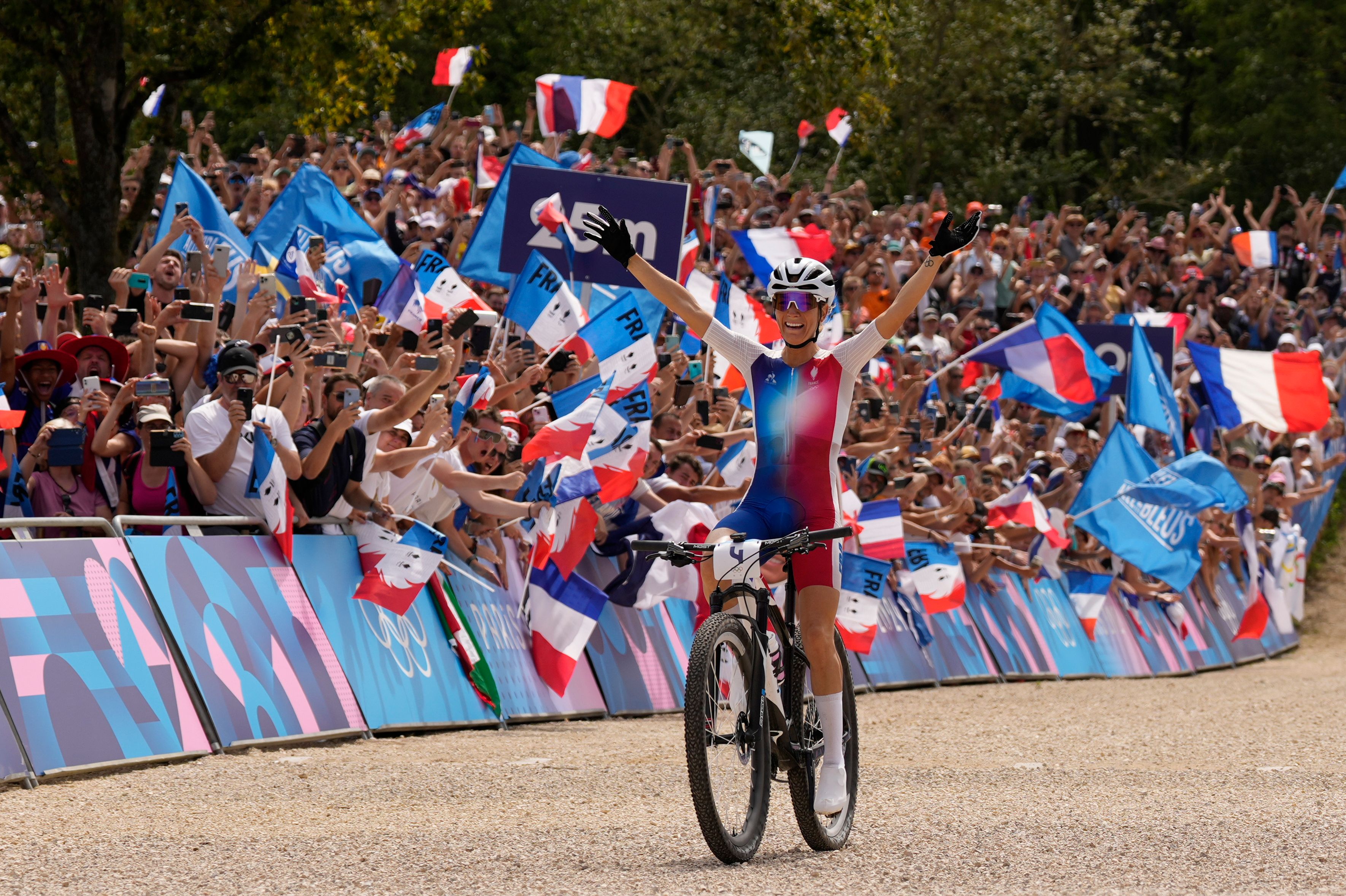 Pauline Ferrand Prevot finally wins Olympic mountain bike gold for France The Seattle Times