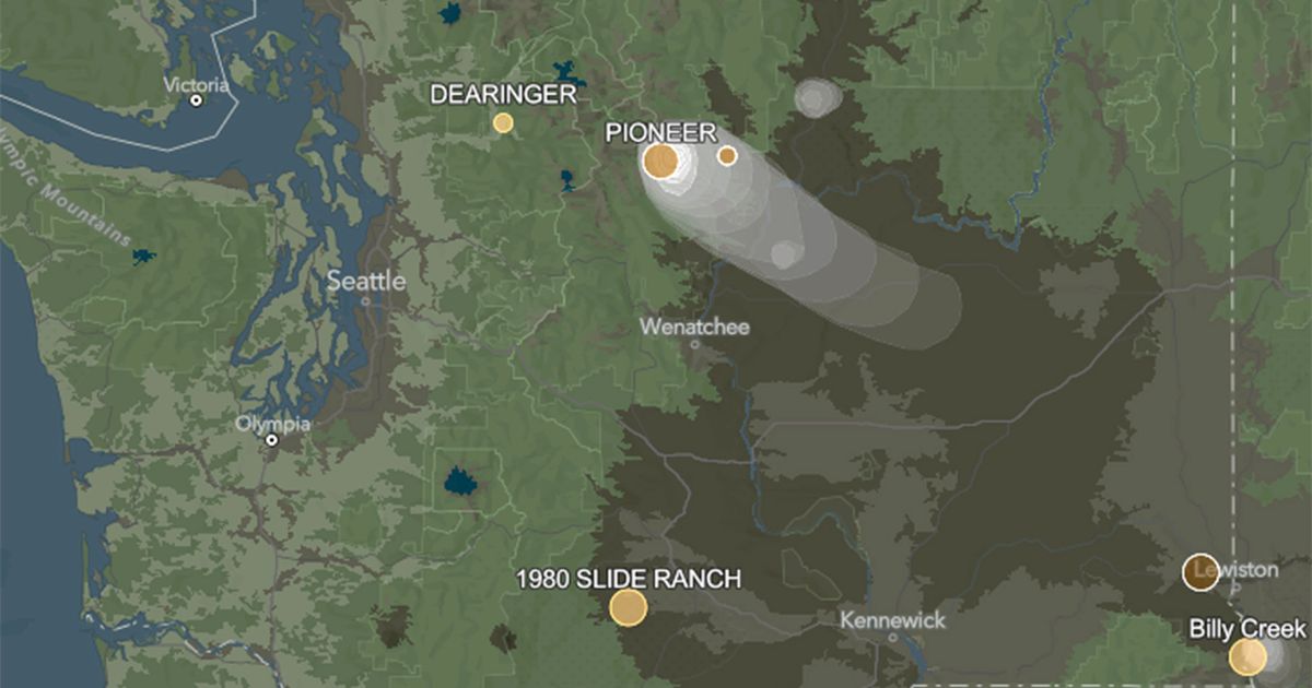 Use these interactive maps to track PNW wildfires and air quality