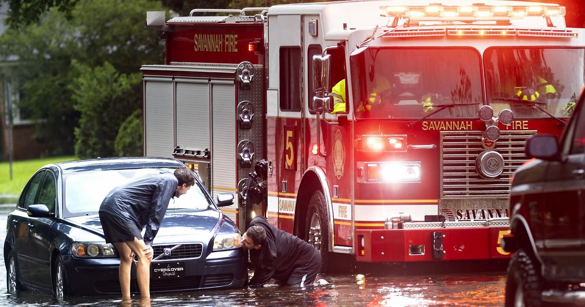 Tropical Storm Debby drenches Southeast with rain, high water as it ...