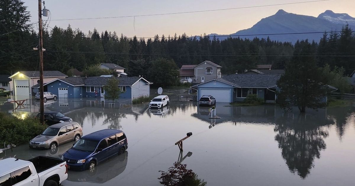 Almost 300 homes damaged by flooding from lake dammed by Alaska glacier ...