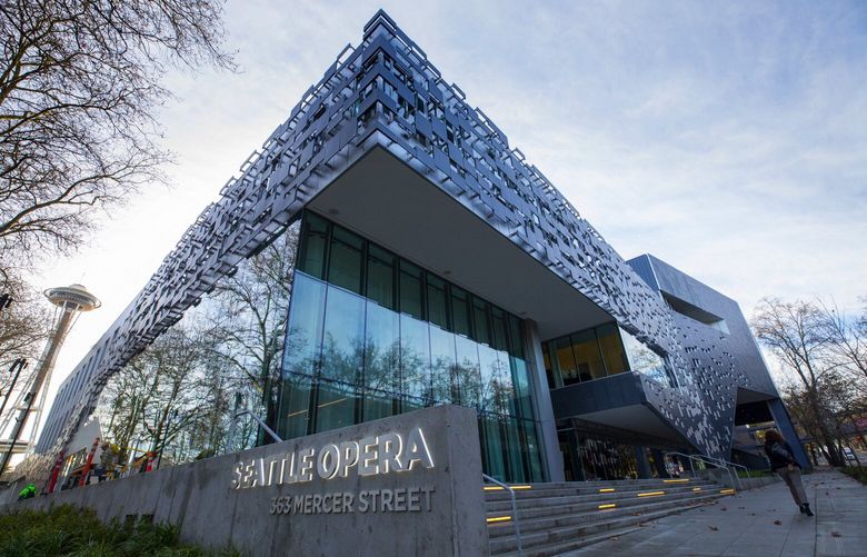 Exterior shot of Seattle Opera’s new headquarters, located at 363 Mercer St. in Seattle, which will have its grand opening Saturday, Dec. 15. Shot Monday, December 10, 2018. The new $60 million building has 105,000 square feet of space.
208657 208657