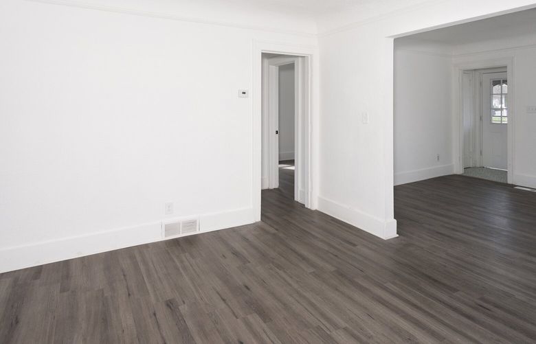 For developers, landlords and house flippers looking to turn a profit, gray vinyl and laminate floors have become a go-to choice. (Jay Dunbar/Dreamstime/TNS) 119064749W