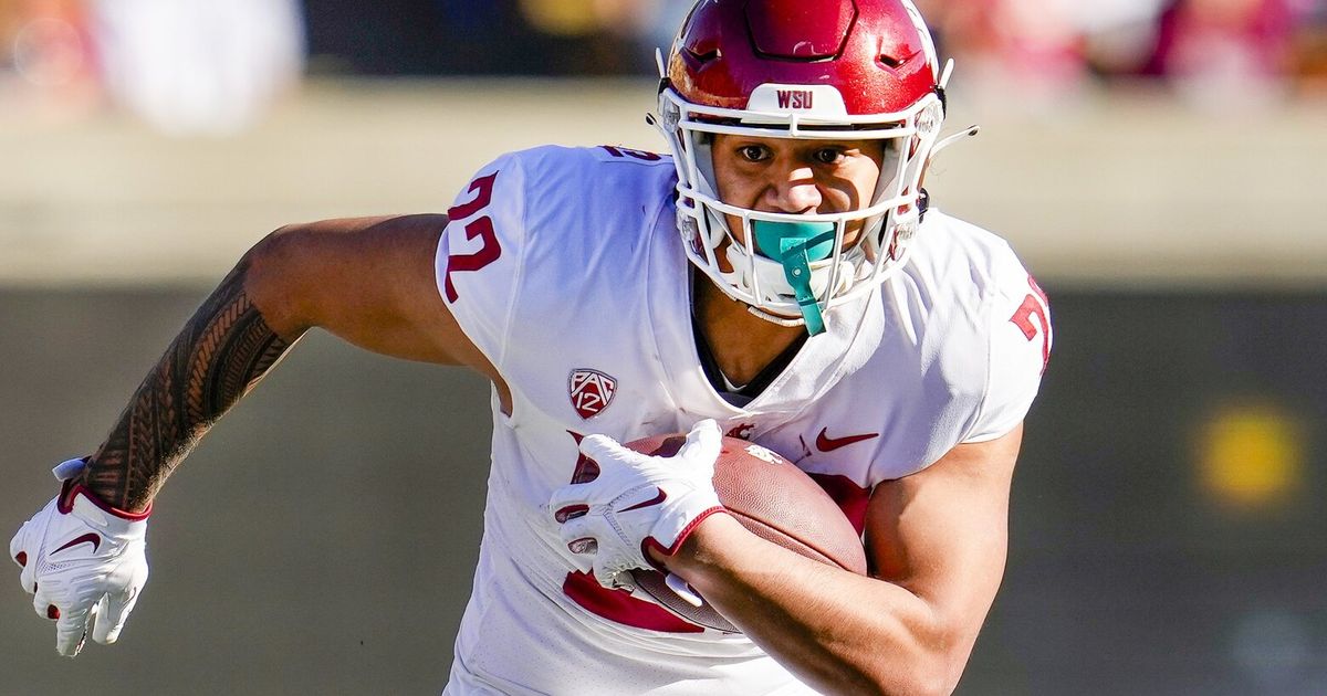 WSU’s running back competition is down to a two-man race | The Seattle ...