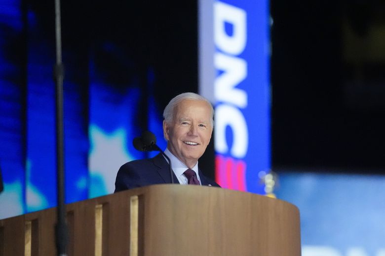 ‘Are you ready to vote for freedom?’Joe Biden gets roaring reception, delivers electrifying, off-the-chain speech at Democratic National Convention‘I gave my heart and soul to our nation, and I’ve been blessed a million times in return in the support of the American people’Says Gaza protesters ‘have a point’, mocks ‘loser’ TrumpMakes symbolic handover to Kamala Harris (theguardian.com)