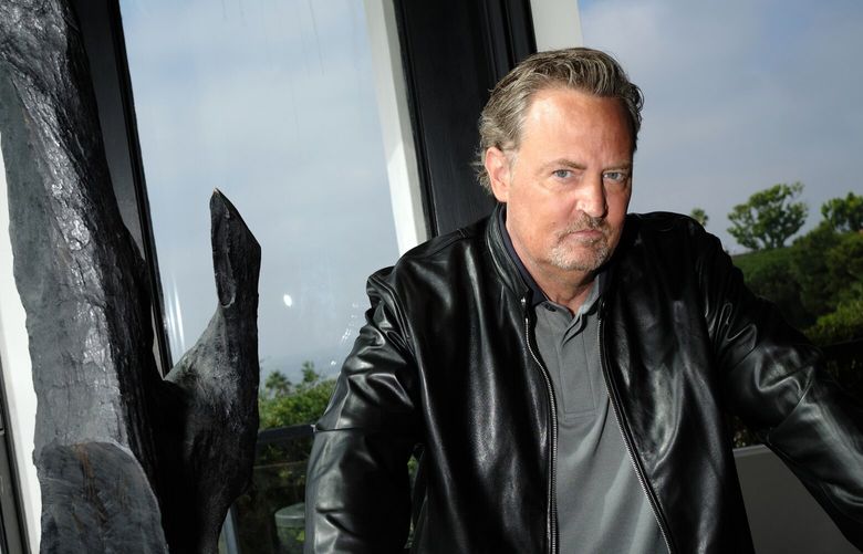 FILE – Matthew Perry, the former “Friends” star who died from “the acute effects of ketamine,” according to an autopsy, at his home in Los Angeles, Sept. 30, 2022. The death of Perry on Oct. 28, 2023, after multiple daily injections of the powerful anesthetic raises questions about whether the actor, whose struggles with substance abuse were widely known, was a good candidate for a drug used to relieve depression, doctors say. (Michelle Groskopf/The New York Times) XNYT0411 XNYT0411