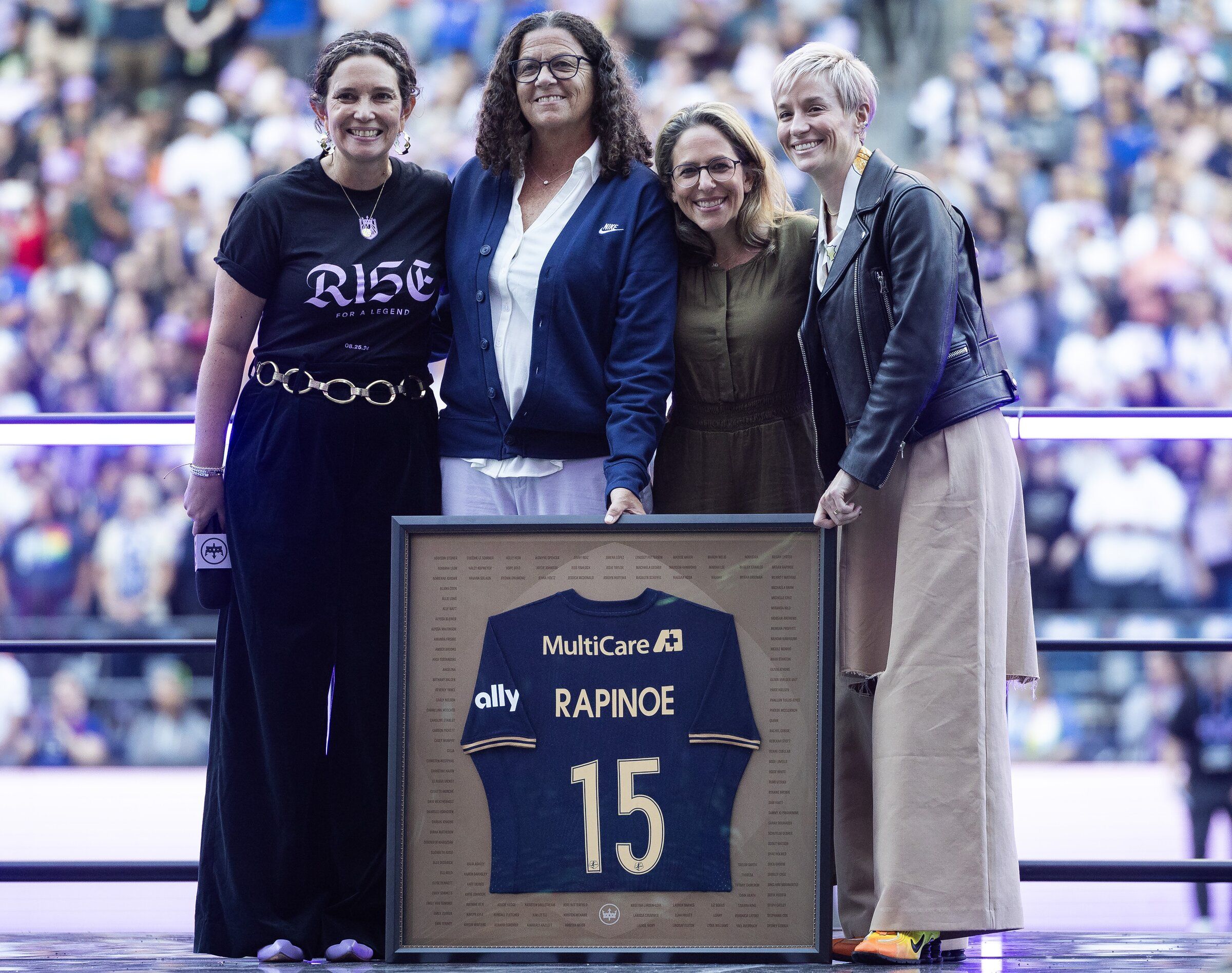 Thank you from the bottom of my heart Reign retire Megan Rapinoe s No. 15 jersey The Seattle Times