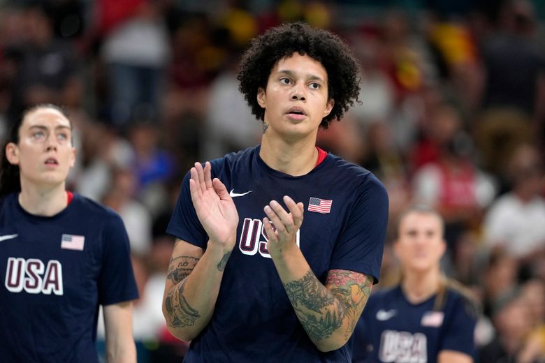 Brittney Griner is 'head over heels' for the Americans coming home in a  prisoner swap | The Seattle Times