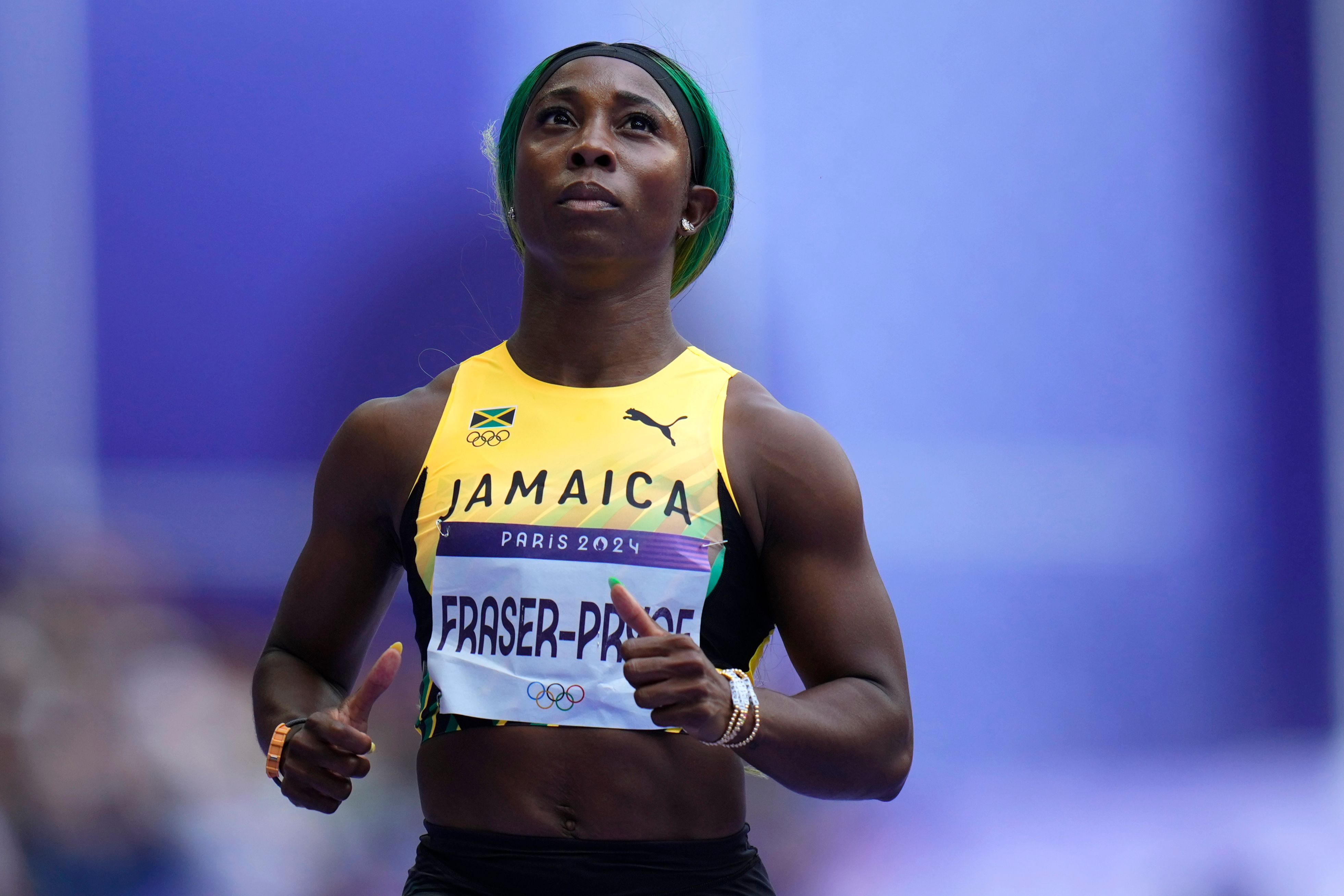 Shelly-Ann Fraser-Pryce, Jamaica's 2-time Olympic gold medalist