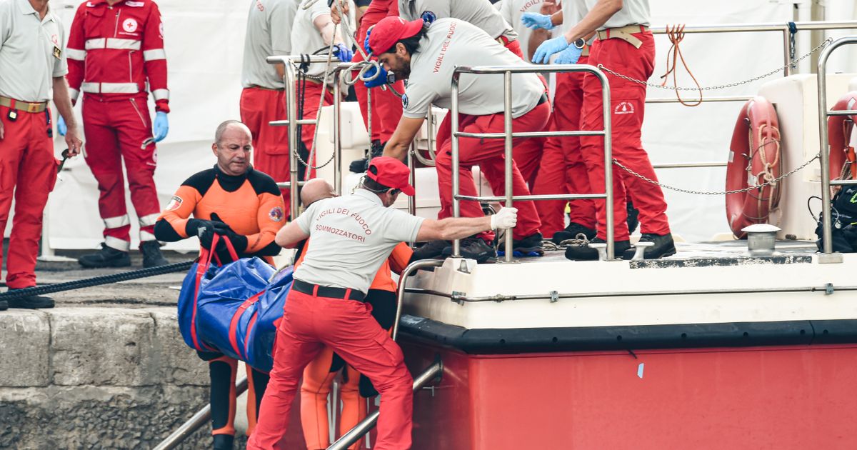 La Guardia Costera italiana afirma que se ha encontrado el último cadáver del superyate hundido en Sicilia