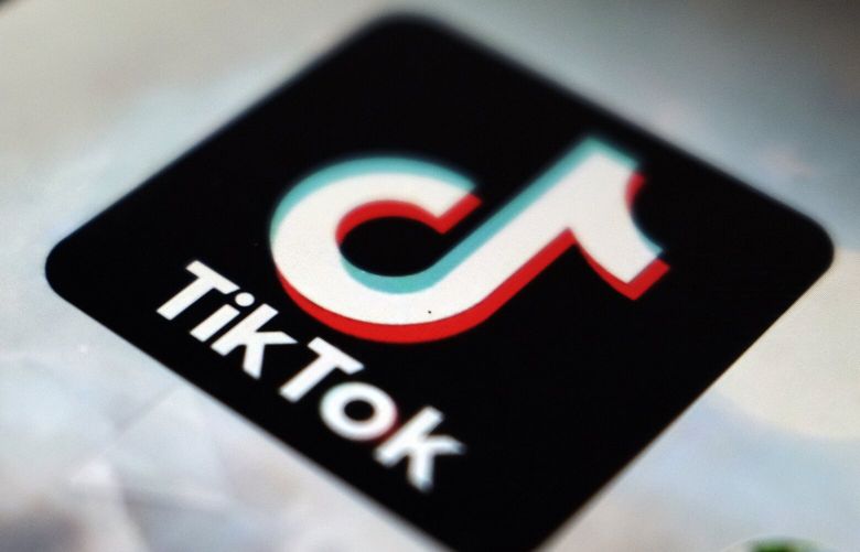 The TikTok app logo (AP Photo/Kiichiro Sato, File)