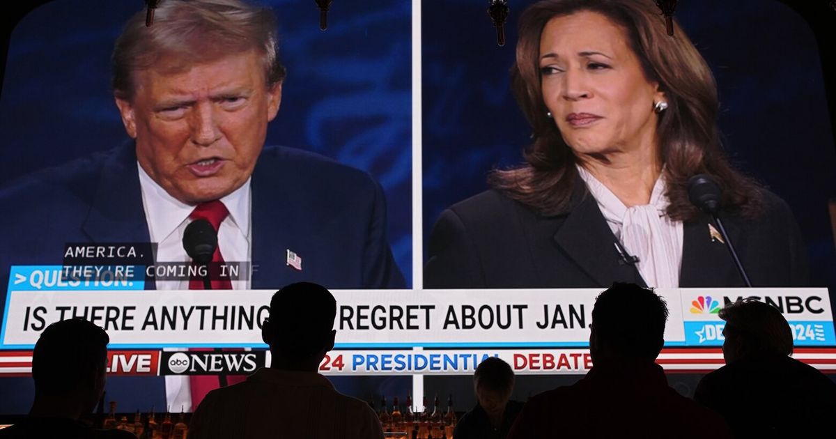 Harris betreibt in Sachen Abtreibung, Wirtschaft und Demokratie ...