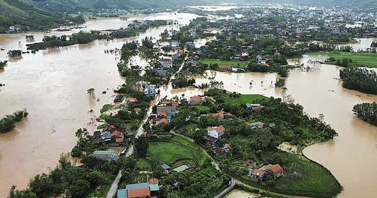 El número de muertos en Vietnam aumenta a 197 debido a inundaciones repentinas y deslizamientos de tierra a causa del tifón