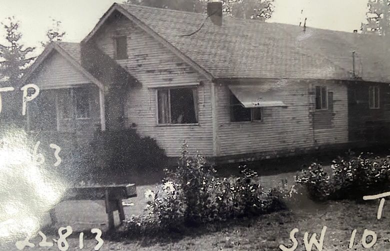 Houston family home In unincorporated King County in 1963.