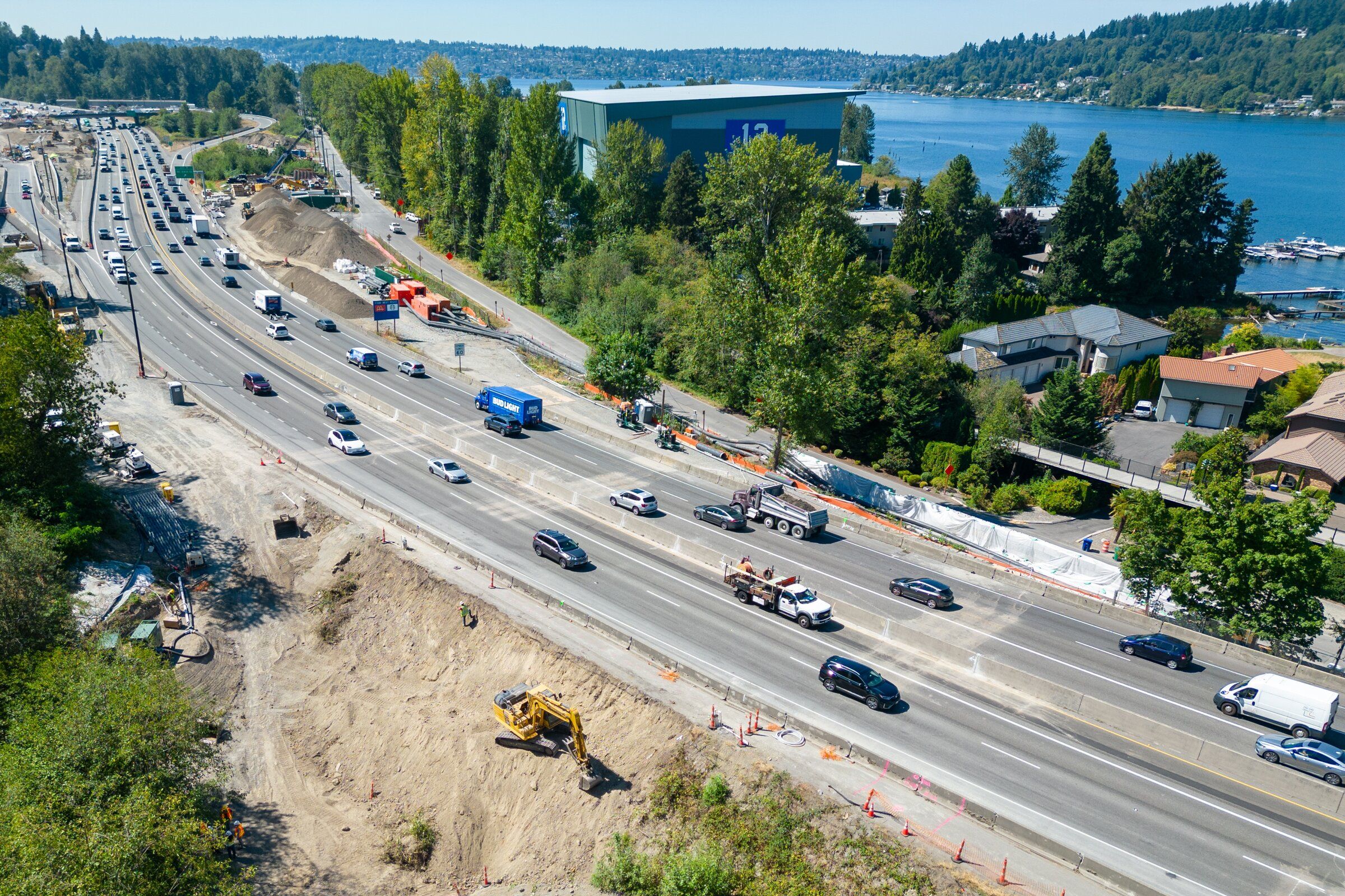 Multilane closures this weekend at both ends of I-405 | The