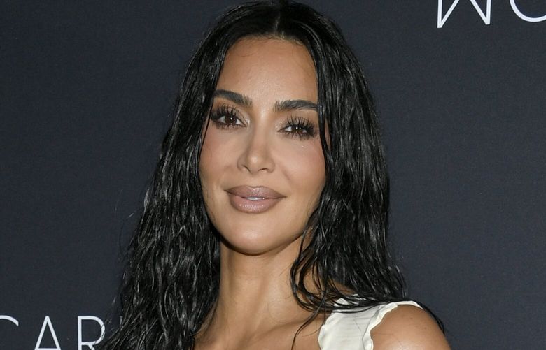 Kim Kardashian attends the Kering Foundation’s Caring for Women dinner on Monday, Sept. 9, 2024 at The Pool, in New York. (Photo by Evan Agostini/Invision/AP) NYAP171 NYAP171