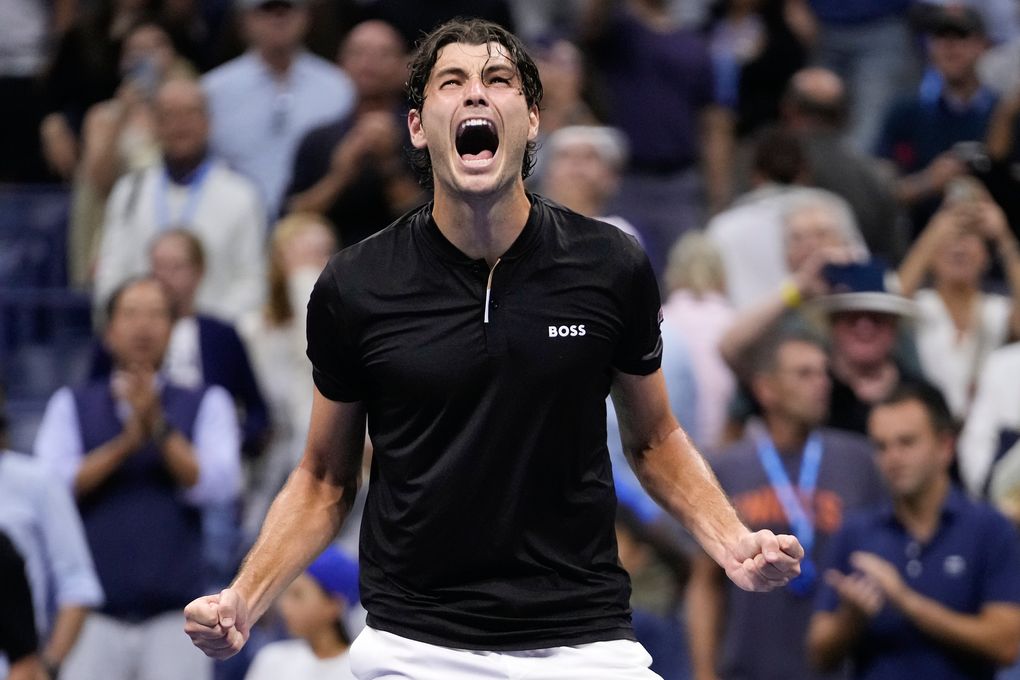 Taylor Fritz plays Jannik Sinner in the US Open men’s final