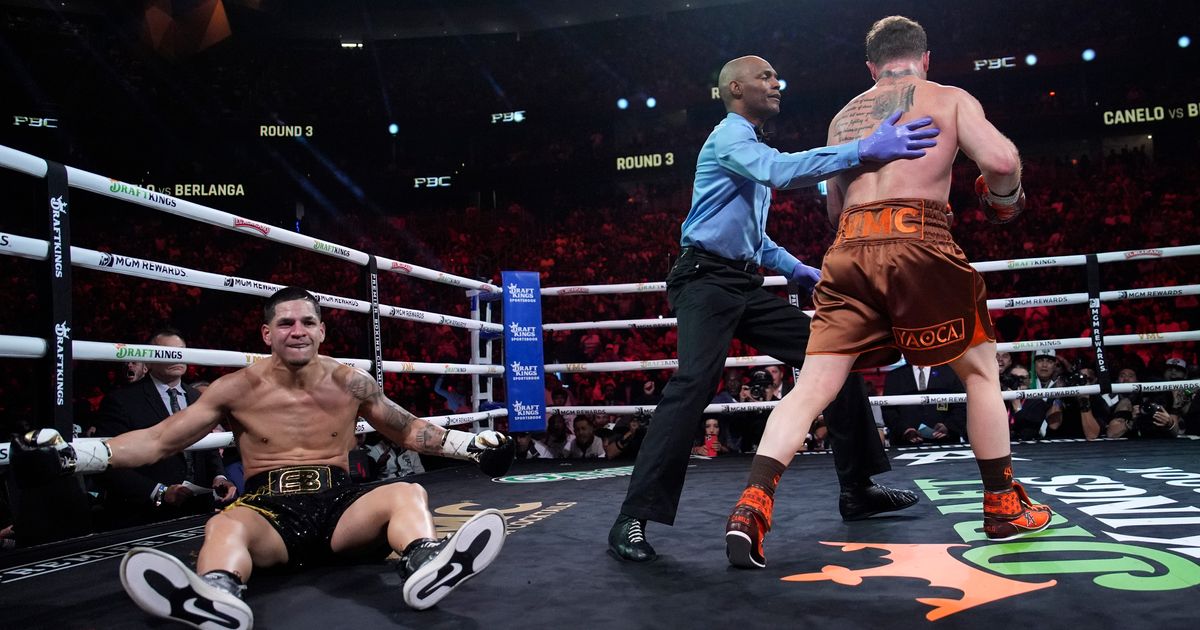 Canelo Alvarez wins unanimous decision in dominating title defense against Edgar Berlanga