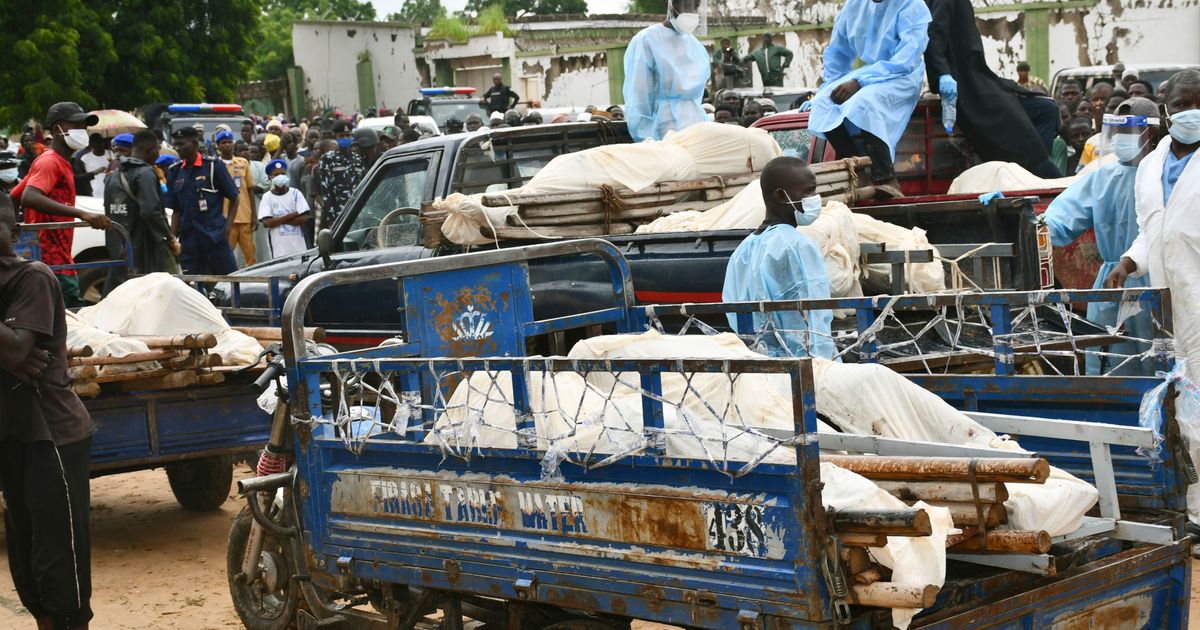 Boko Haram militants on motorcycles attacked a Nigerian village, killing over 100, residents say