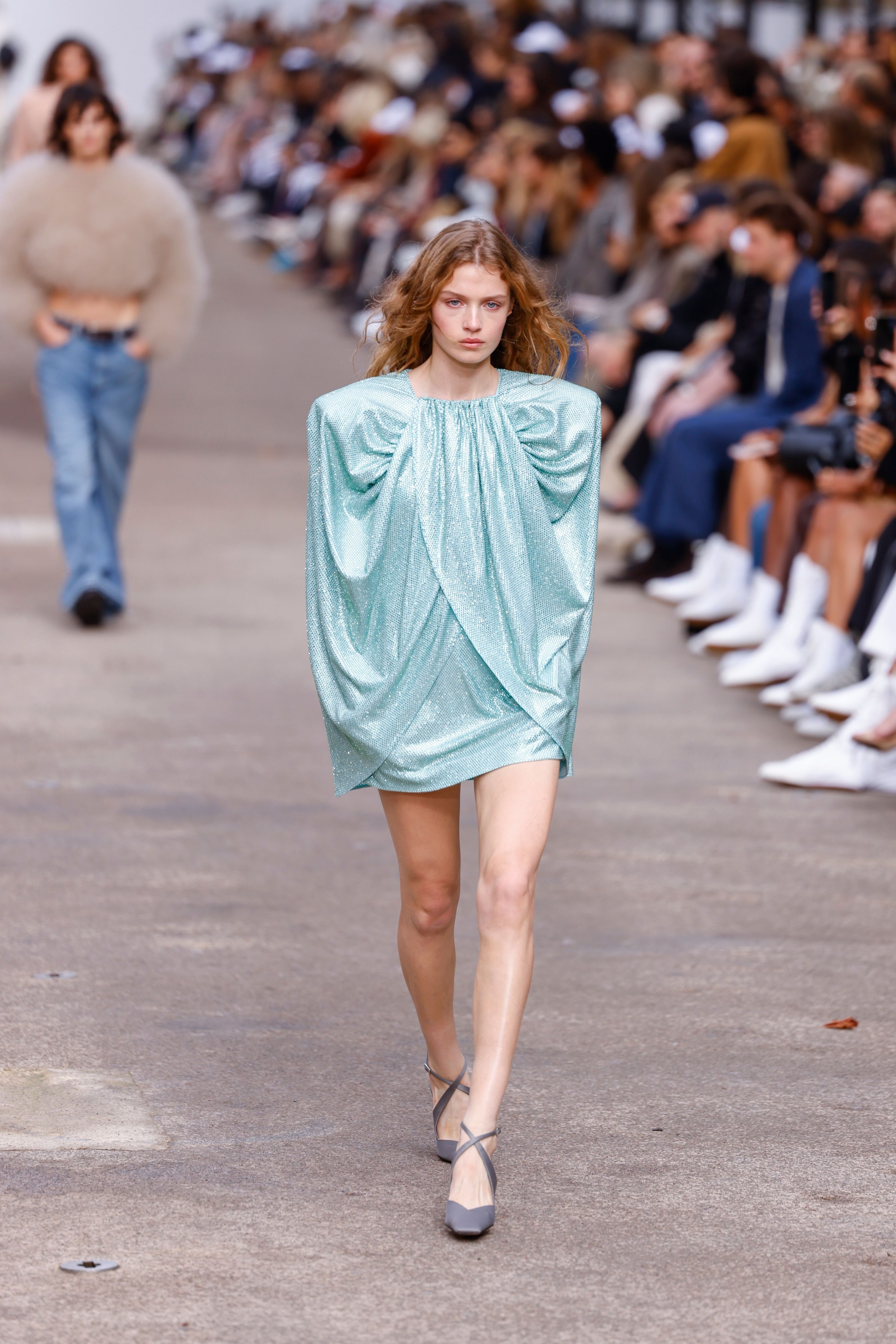 Balenciaga upturns luxury in Paris as McCartney puts on high