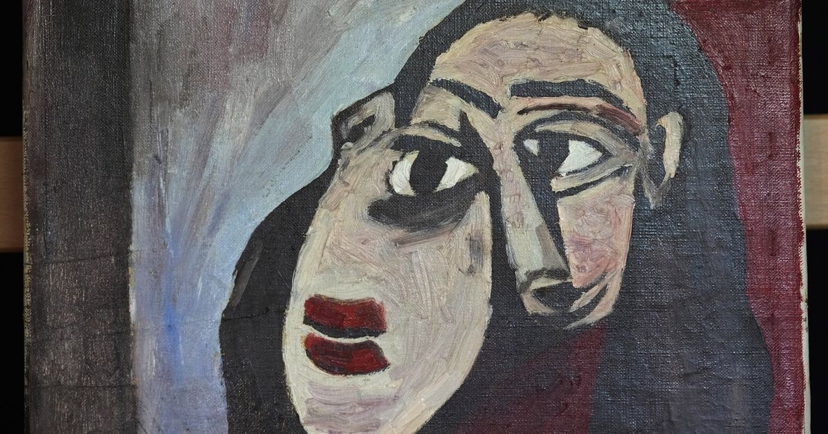 Una familia italiana cree que una pintura encontrada en un basurero en los años 60 es un Picasso y busca autentificación