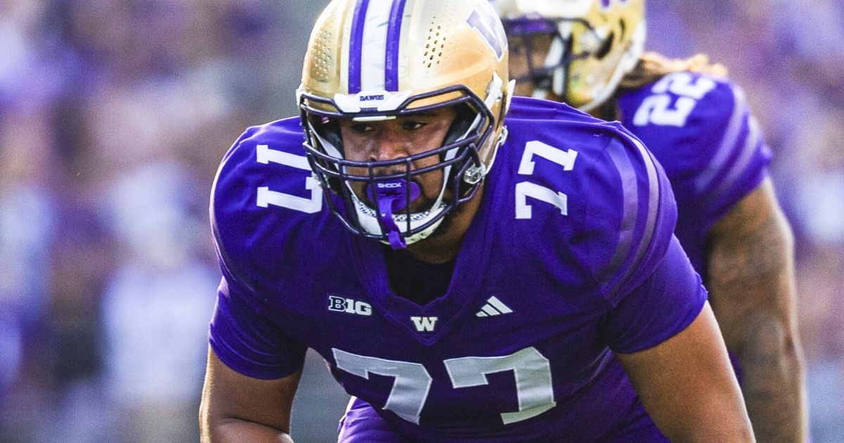 Why Washington's starting left tackle didn't play college football in 2023  | The Seattle Times