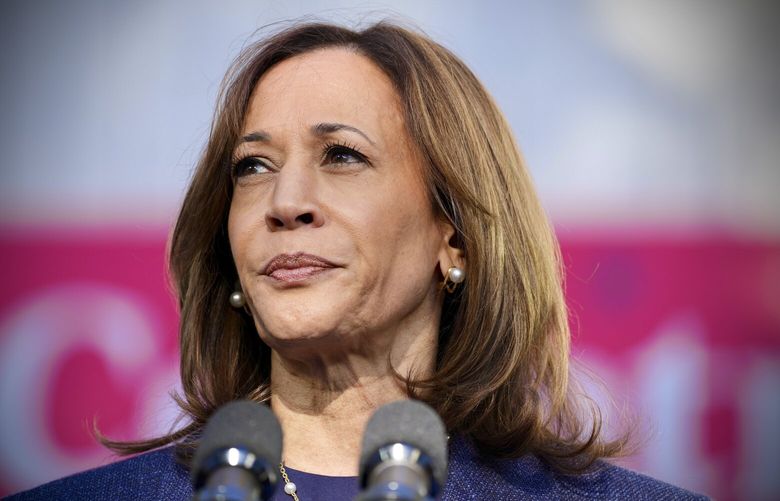 Vice President Kamala Harris, the Democratic presidential nominee, speaks during a campaign rally in Washington Crossing, Pa., on Wednesday, Oct. 16, 2024. Vice President Harris sat for the most adversarial interview of her campaign on Wednesday, sparring with the Fox News anchor Bret Baier over the border, President Biden’s mental fitness and whether former President Donald Trump is a threat to American democracy. (Ruth Fremson/The New York Times) XNYT0048 XNYT0048