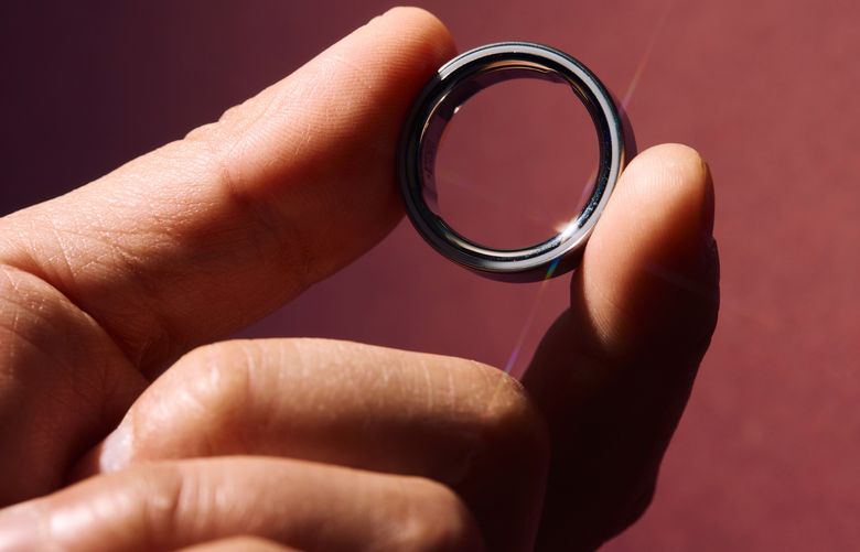 The Oura Ring 4. The $350 Oura Ring 4 looks sleek and cool, and it may be useful for data-hungry health enthusiasts. (Andria Lo / The New York Times)