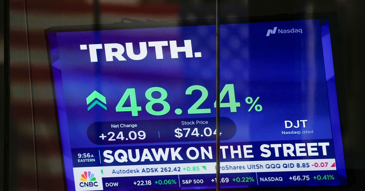 Trump’s social media company is now worth more than Musk’s X after recent surge in stock price