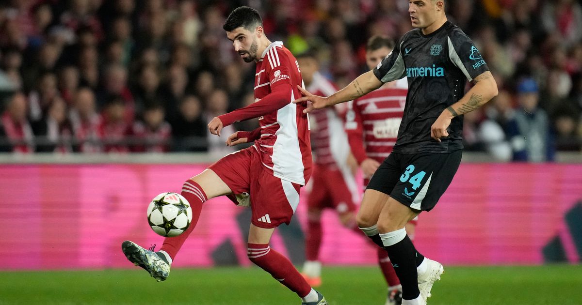 French club Brest frustrates Leverkusen in 11 draw in Champions League