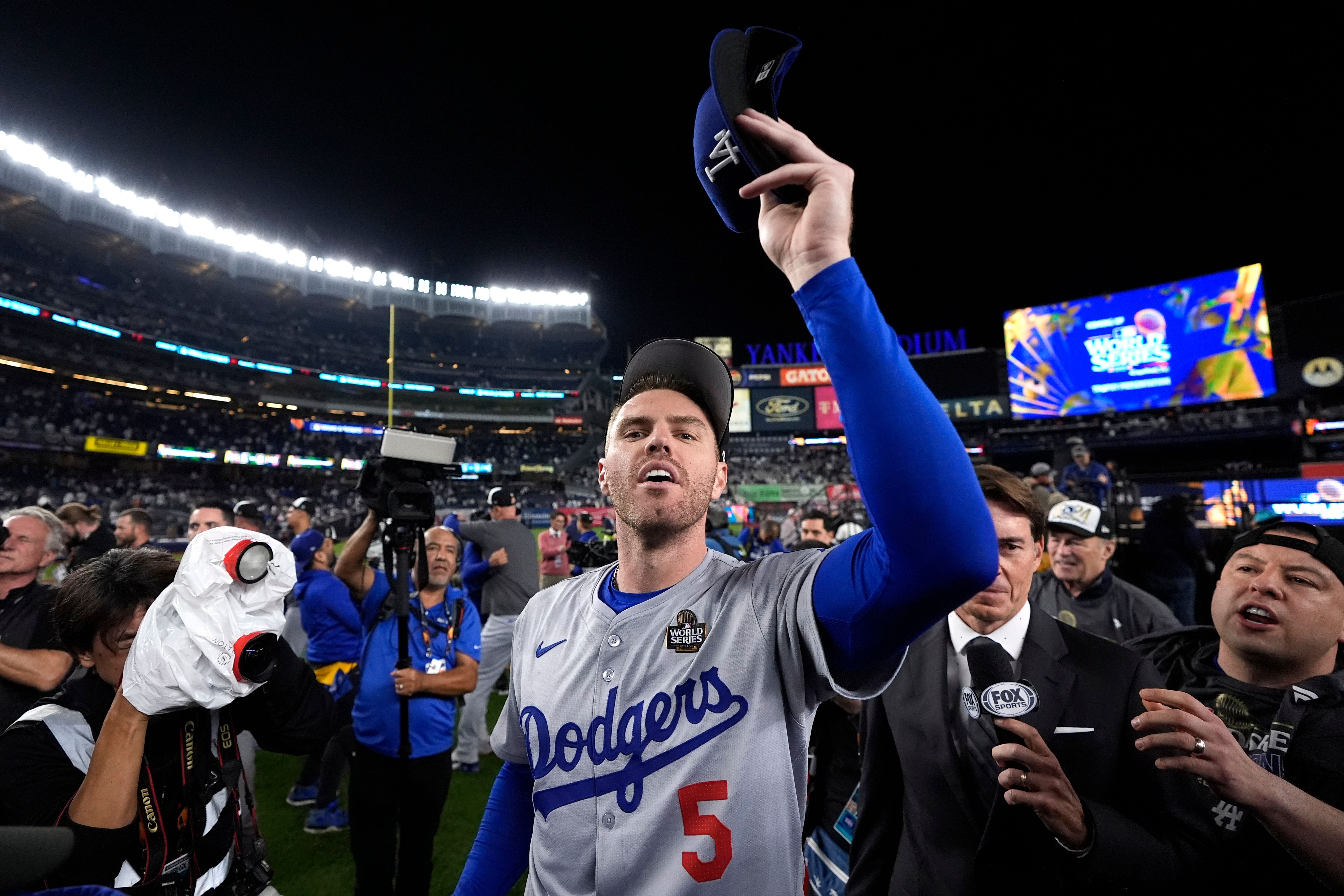 World Series: Freddie Freeman wins MVP award after tying record