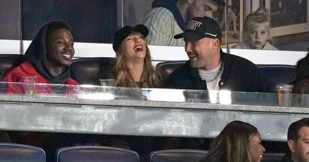 Taylor Swift and Travis Kelce attend Game 1 of ALCS at Yankee Stadium