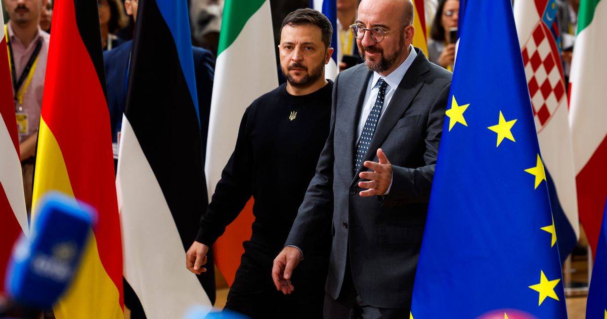 Ukrainian president Zelenskyy heads to EU and NATO to seek backing for his ‘victory plan’