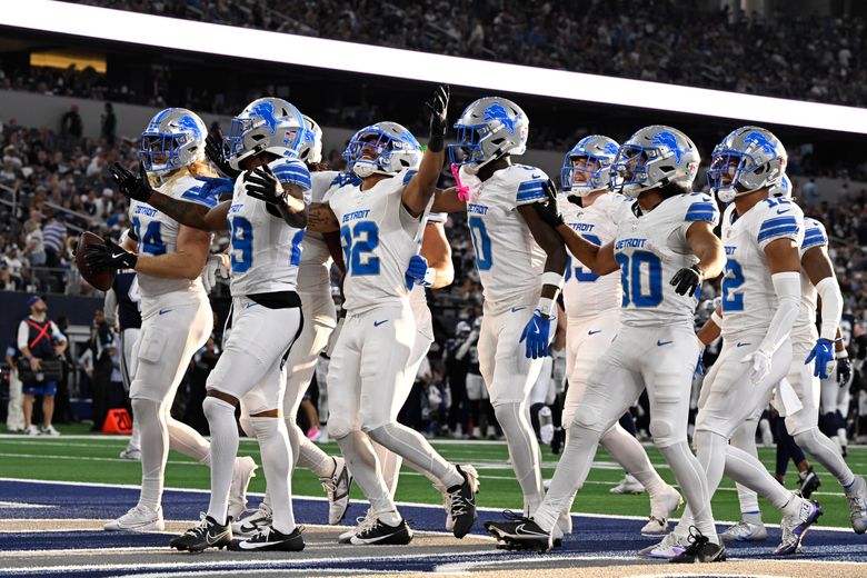 Jared Goff throws 3 TD passes, Lions win 47-9 and hand Cowboys another  lopsided home loss | The Seattle Times